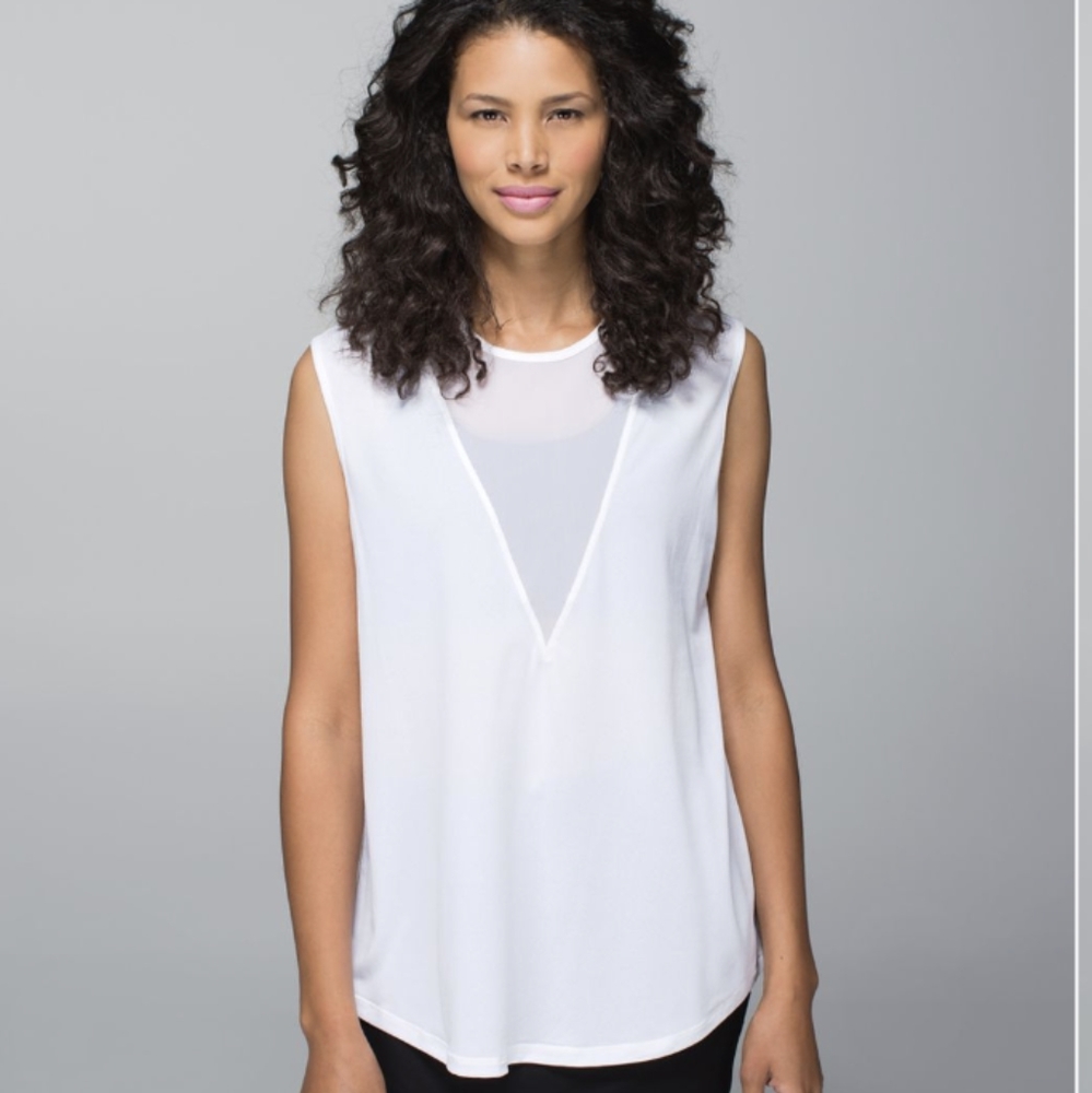 Lululemon Lab Edge Tee White